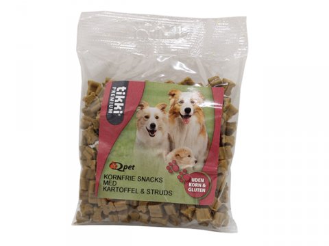 Tikki med kartoffel og struds